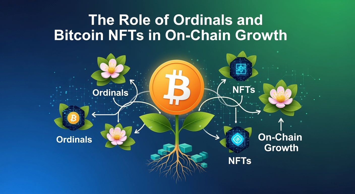 The Role of Ordinals and Bitcoin NFTs in On-Chain Growth
